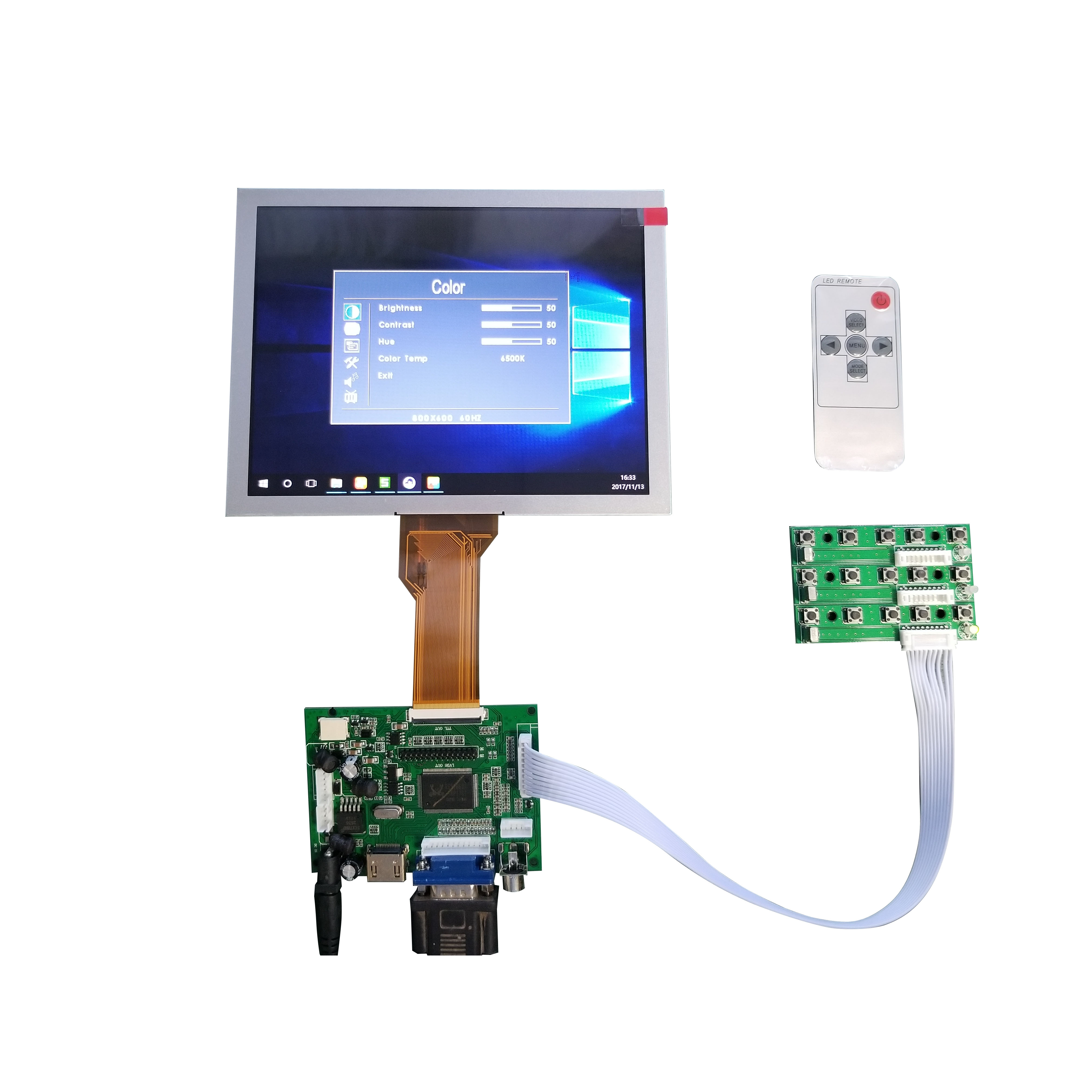 EJ080NA-05B 8 дюймов tft ЖК модуль с FPC TTL драйвер платы