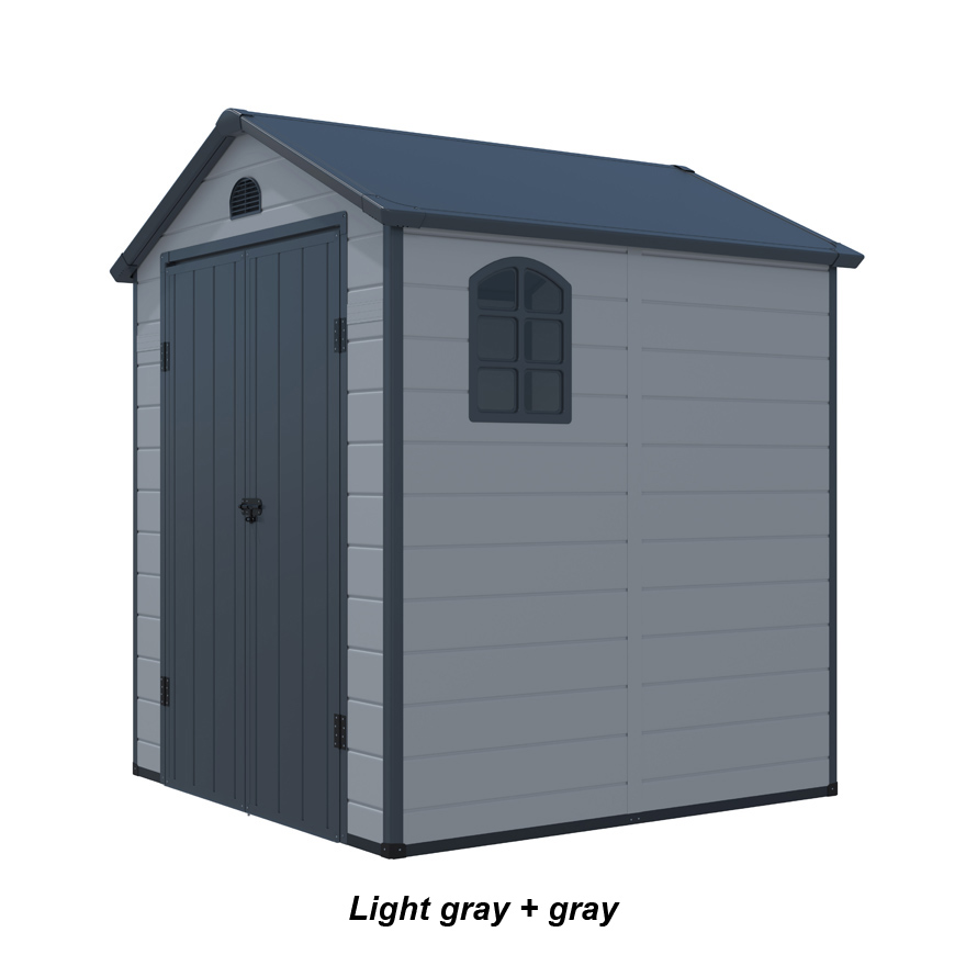 2022 Quick Build Durable Yard Plastic Shed 6x6 for Garden With Window