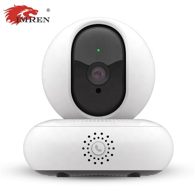 1080P Hd Домашняя безопасность Ip Wifi Беспроводная комнатная Высококачественная 360 градусов Регулируемая купольная камера видеонаблюдения