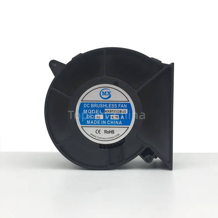 12 Volt dc centrifugal  blower 97mm IP68 waterproof fan