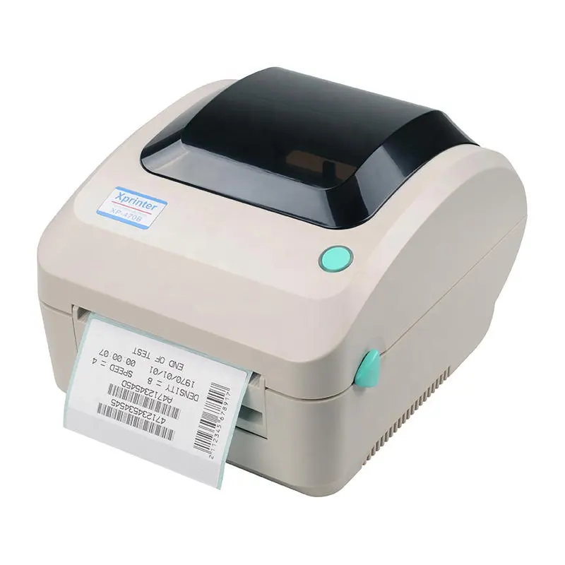 Xprinter XP-470B High Speed 4 Inch Desktop Shipping Label Printer 108mm Thermal Barcode Maker Printer