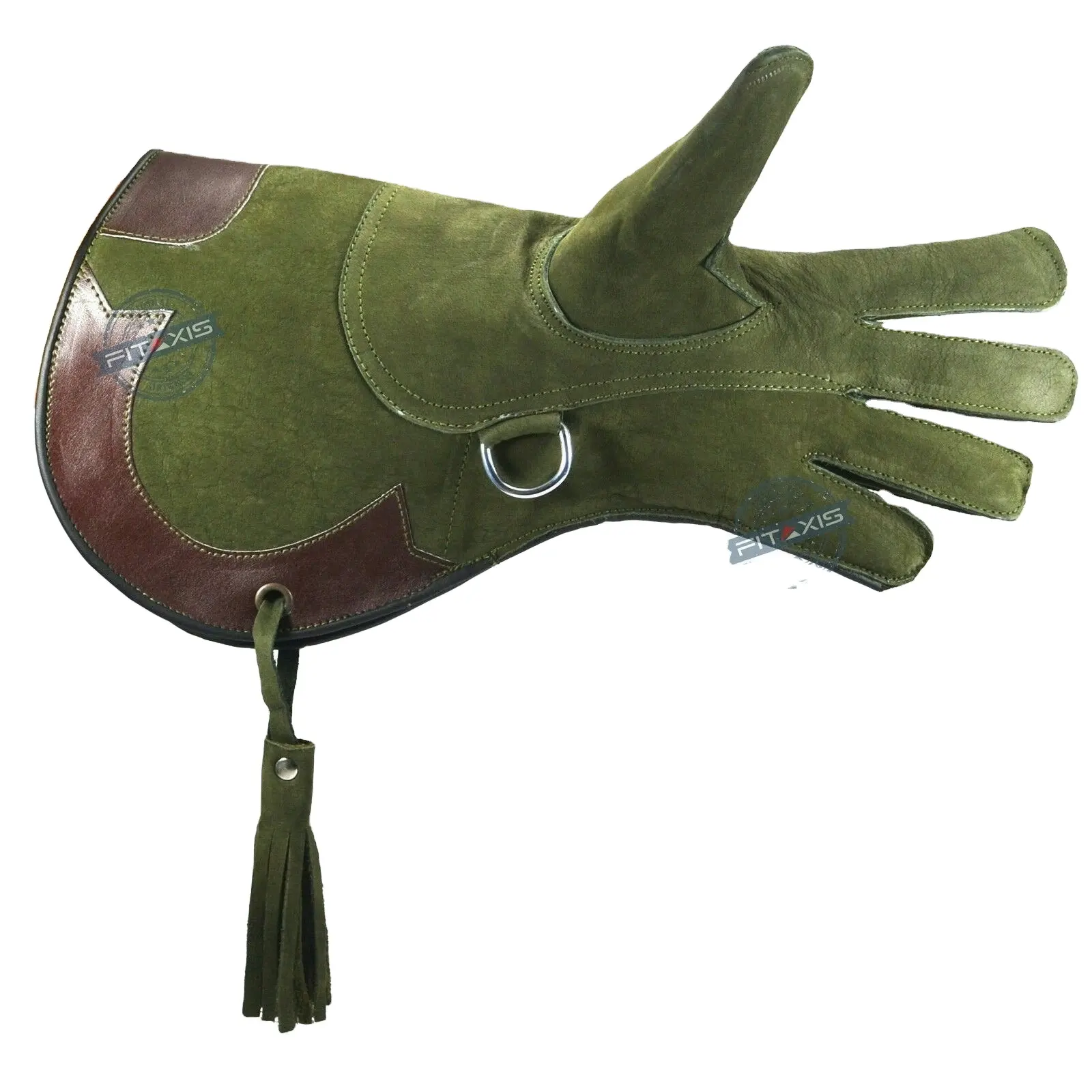 Hunting Gloves Quality Soft Fleece Lined And Soft Suede Leather Falconry Gloves