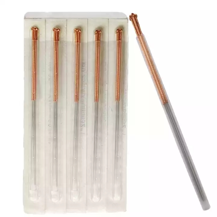 QUANHE Professional Supplier Painless needle 100 pieces Medical Disposable Sterile Acupuncture Needles with Tube