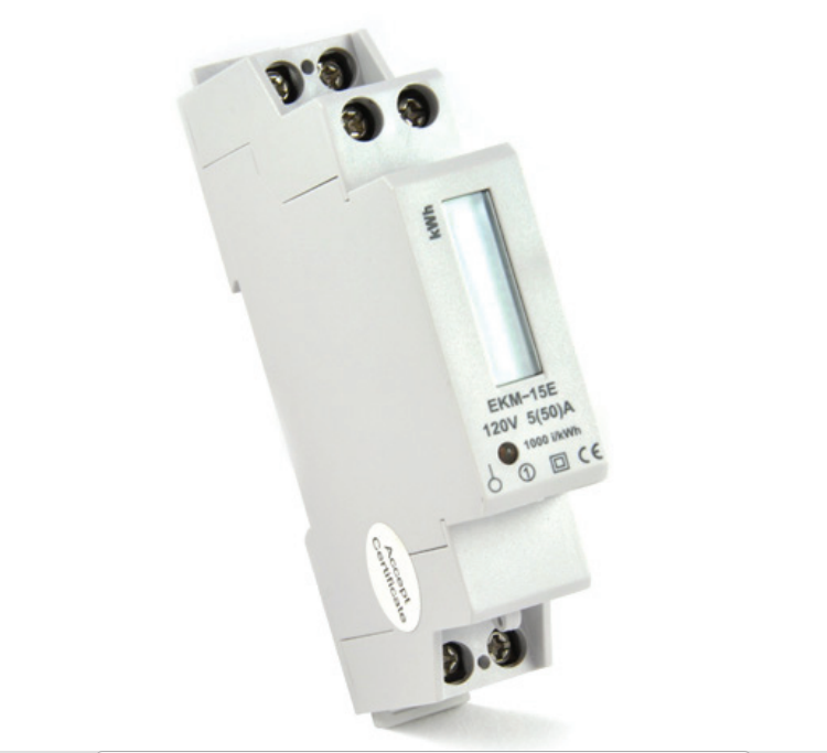 Однофазный маленький din-рейку Электрический Метр modbus RS485 связь