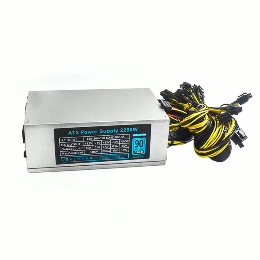 Atx gold 90plus gold Efficiency GPU ATX игровой блок питания для ПК 1600 Вт 1800 Вт 2000 Вт 2200 Вт 2400 Вт