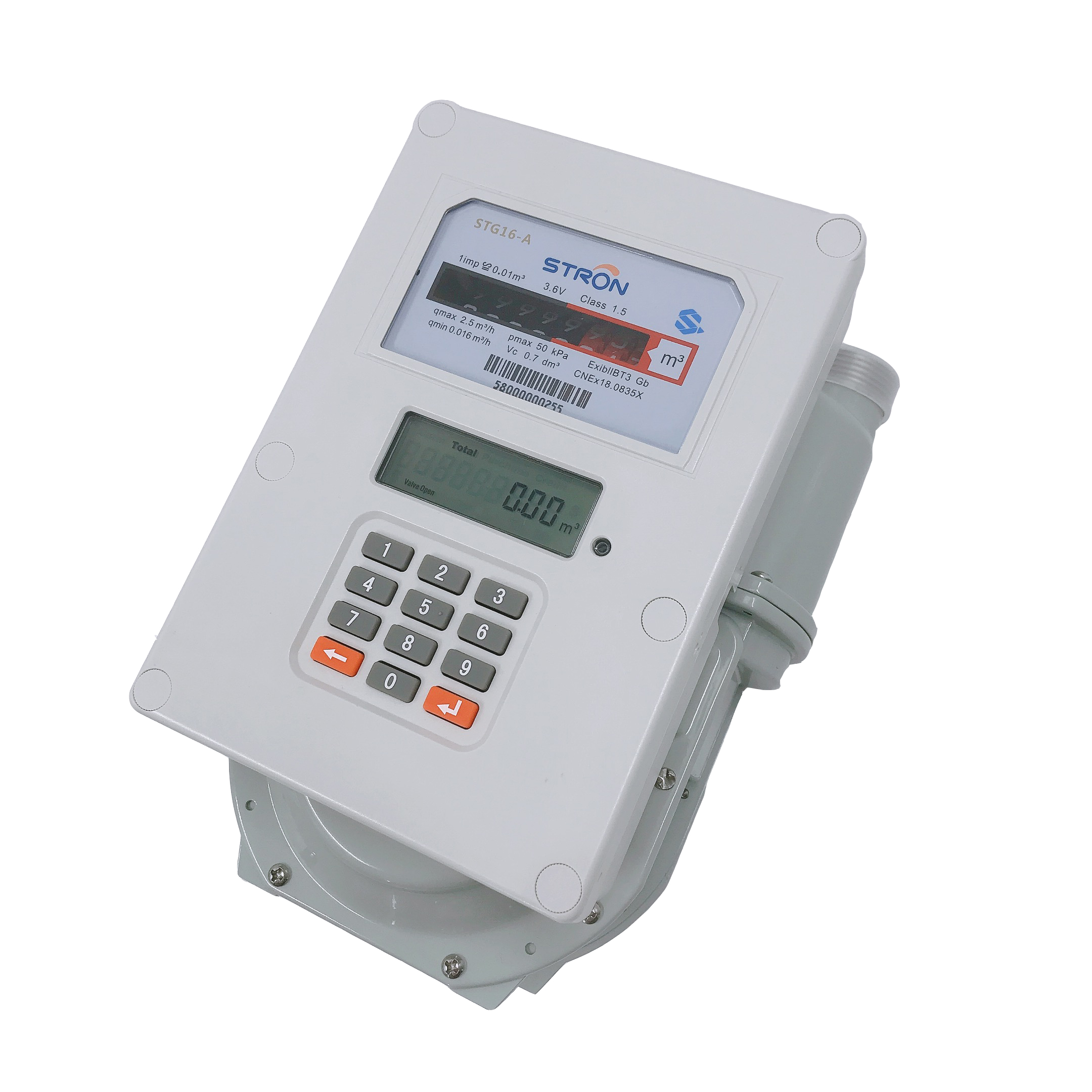 G1.6/G2.5/G4 LORA коммуникация LPG отечественный STS умный электронный предоплаченный газометр