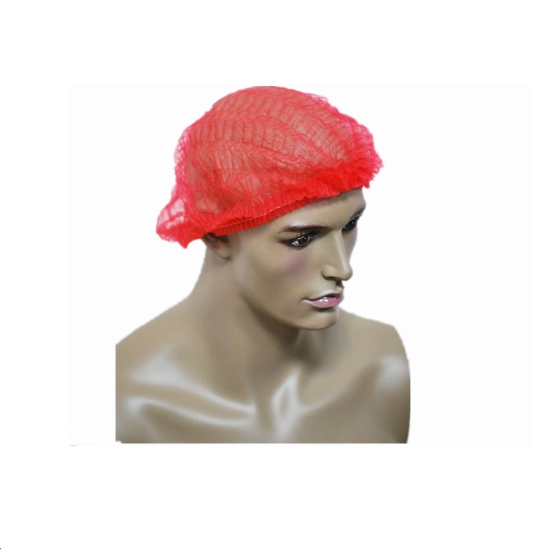 Нетканые крышка зажима Одноразовые Моб Bouffant колпачки одноразовые бисером сетки для волос ce доказал 100 шт./пакет