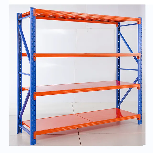 Customized long span storage racking steel warehouse widespan racking