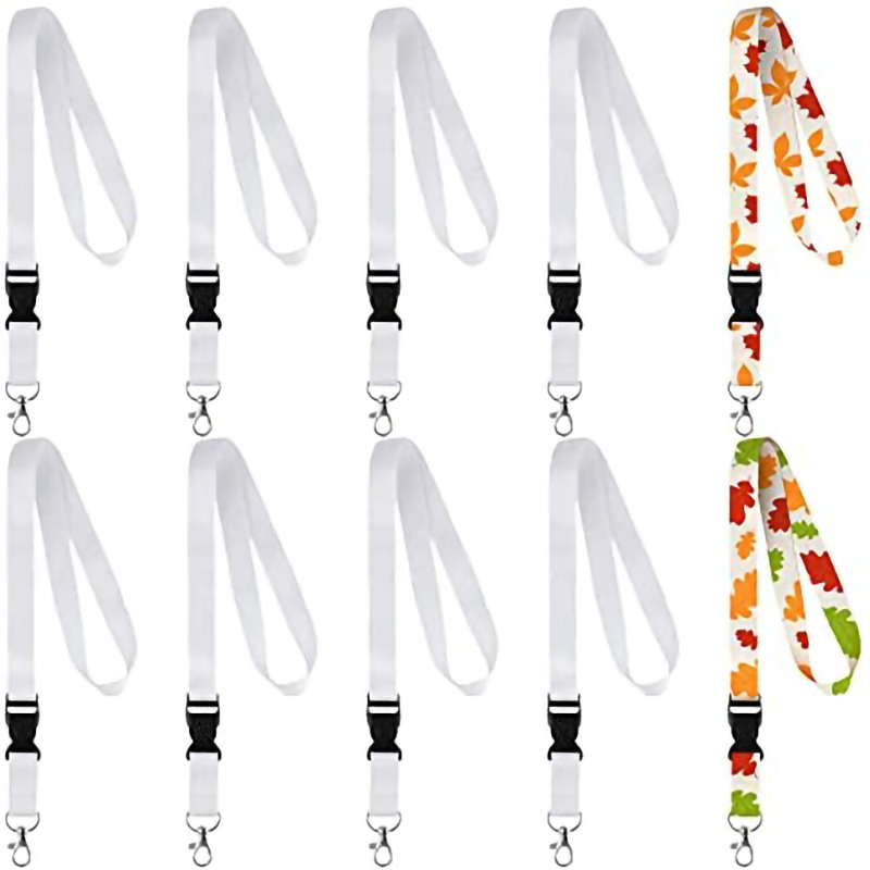 Slim RFID Blocking Credit Card Holder Office Work Name Badge Holder PU polyester Lanyard ID Card Holder