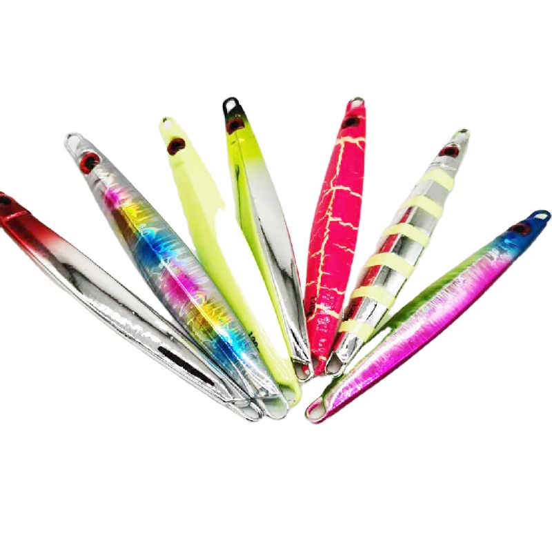 80g 100g 120g 150g Trout Bass Bait Long Casting Metal Artificial lead fish and fast jigging lure