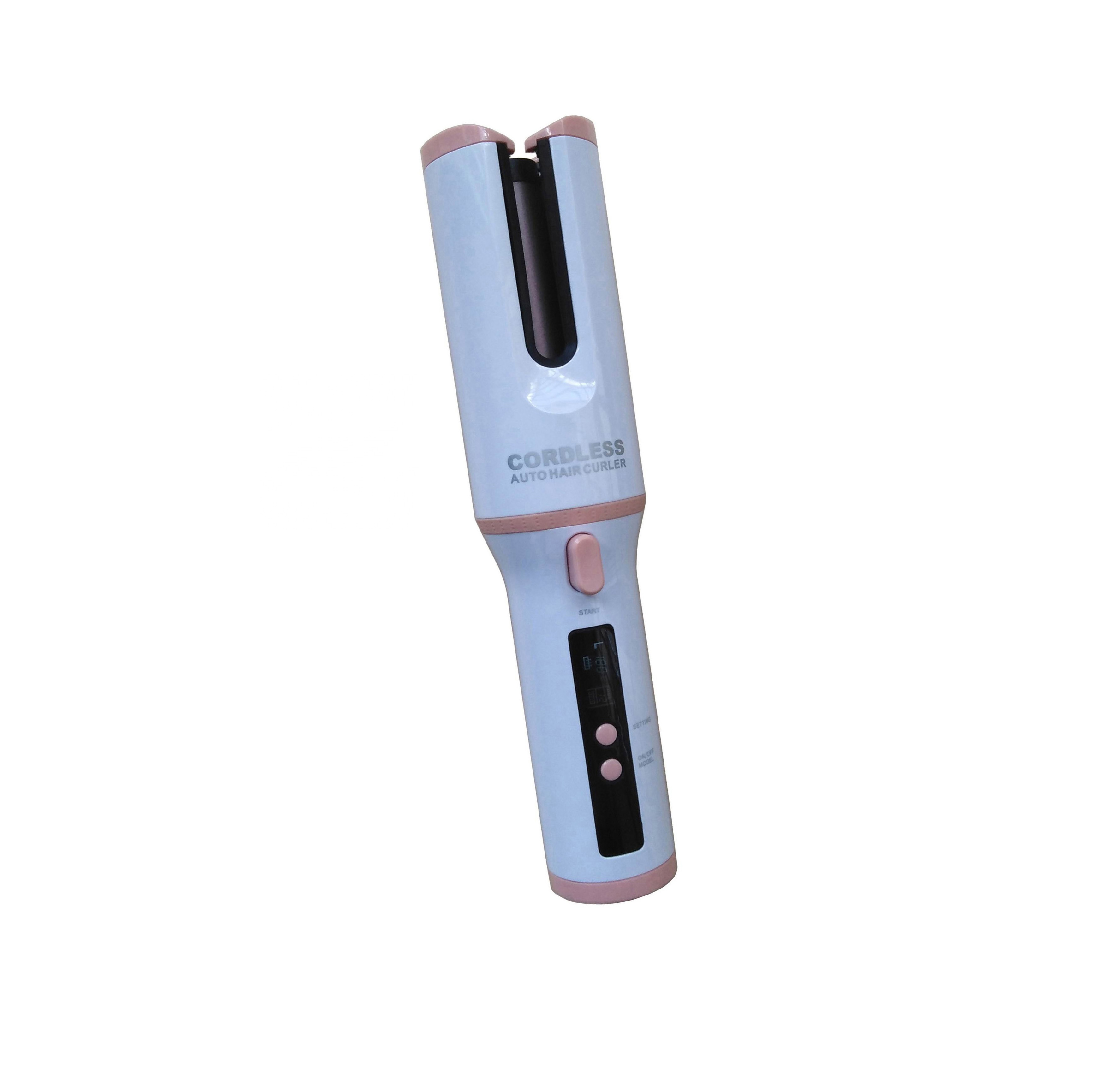 Новый дизайн USB для подзарядки LCD Автоматическая Плойка для завивки волос