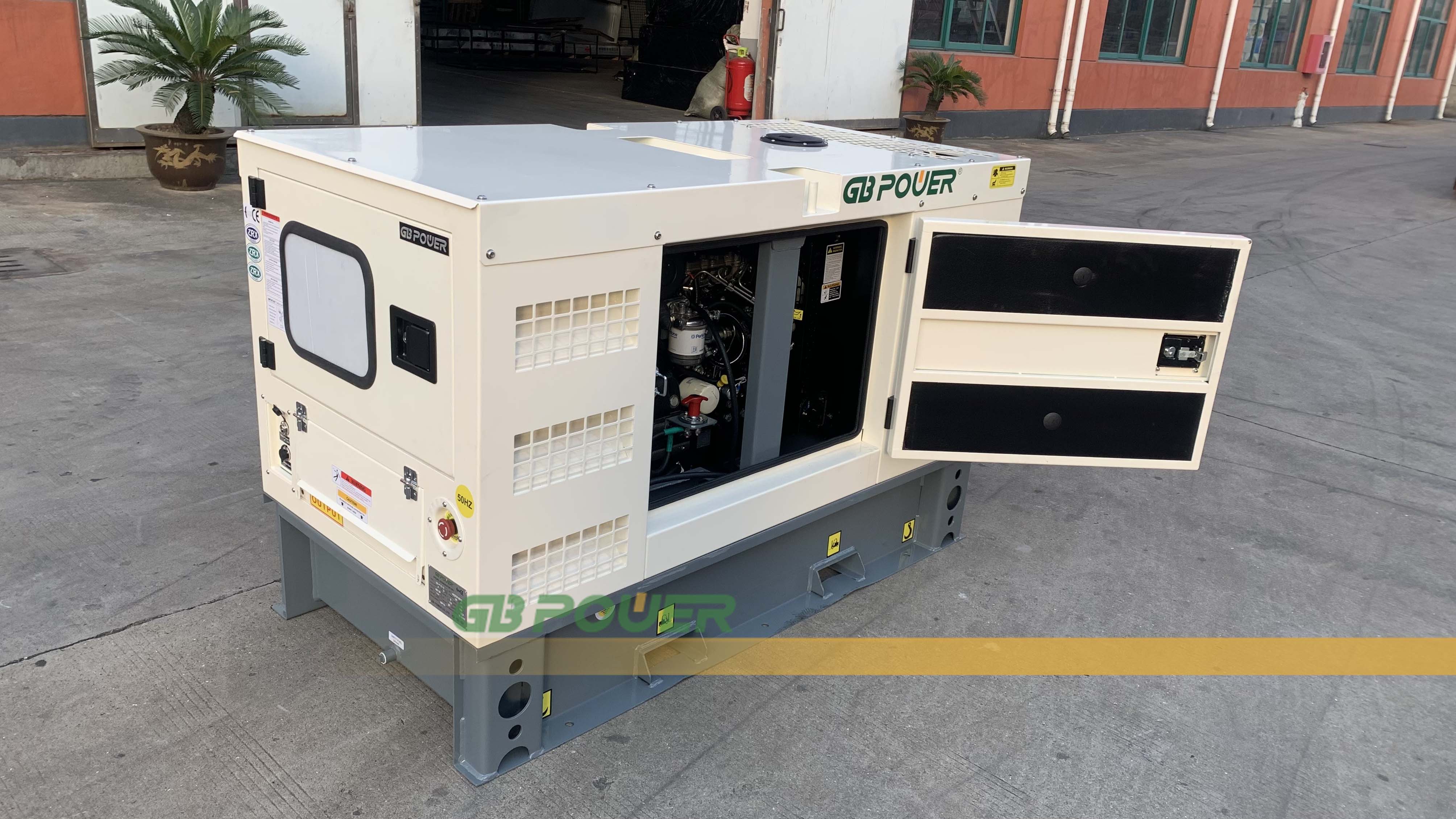 10KW Дизельный Портативный двигатель с воздушным охлаждением генераторной установки