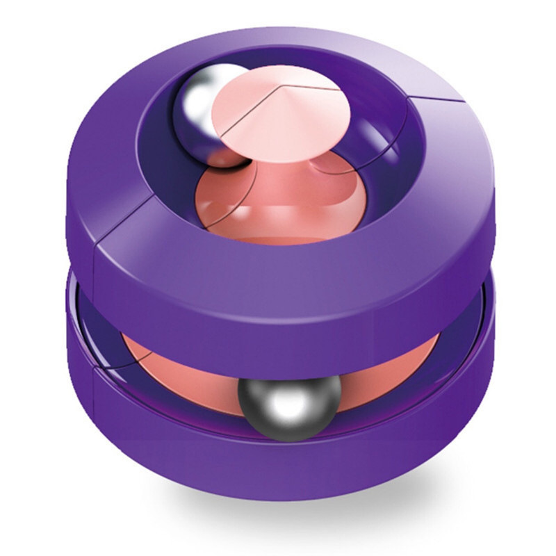 Stress Relief Toys Spinning Top Fidget toys Ball orbit gyro Pinball Gyro Cube Magnetic Orbit Ball Spinners for Kids