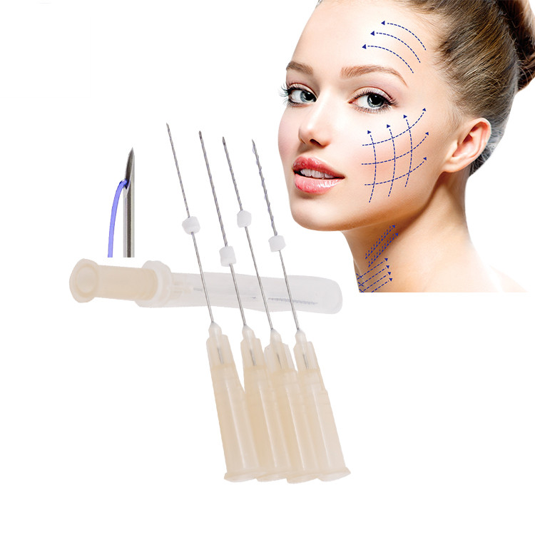 Mono 30g 25mm korean made hilos tensores face lifting medical pdo korea thread needle for facial rejuvenation