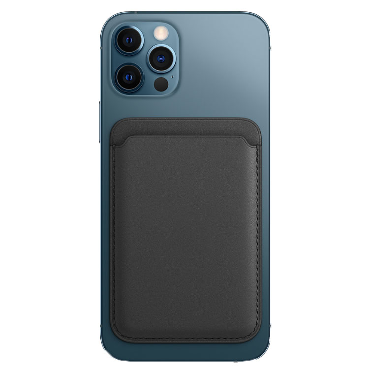 Кожаный чехол для телефона Leren Cartera, магнитный держатель для карт для iphone 12