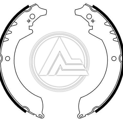 High Quality Auto Parts Brake Shoe 04495-87601-000