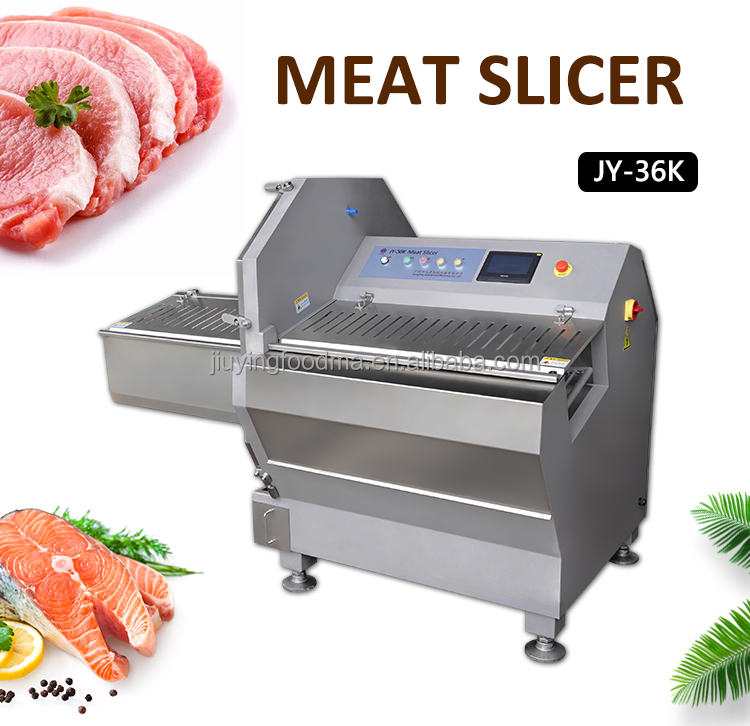 Professionally Factory  Manufactured High Efficiency Automatic Frozen Beef Bacon  Mutton Meat Slicer Machine