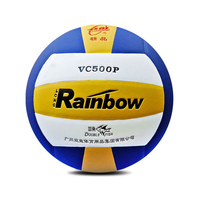 Adult Game Volleyball Manufactures OEM Custom Print Size 5 Blue Ball PU Silkscreen Gray Packing Type