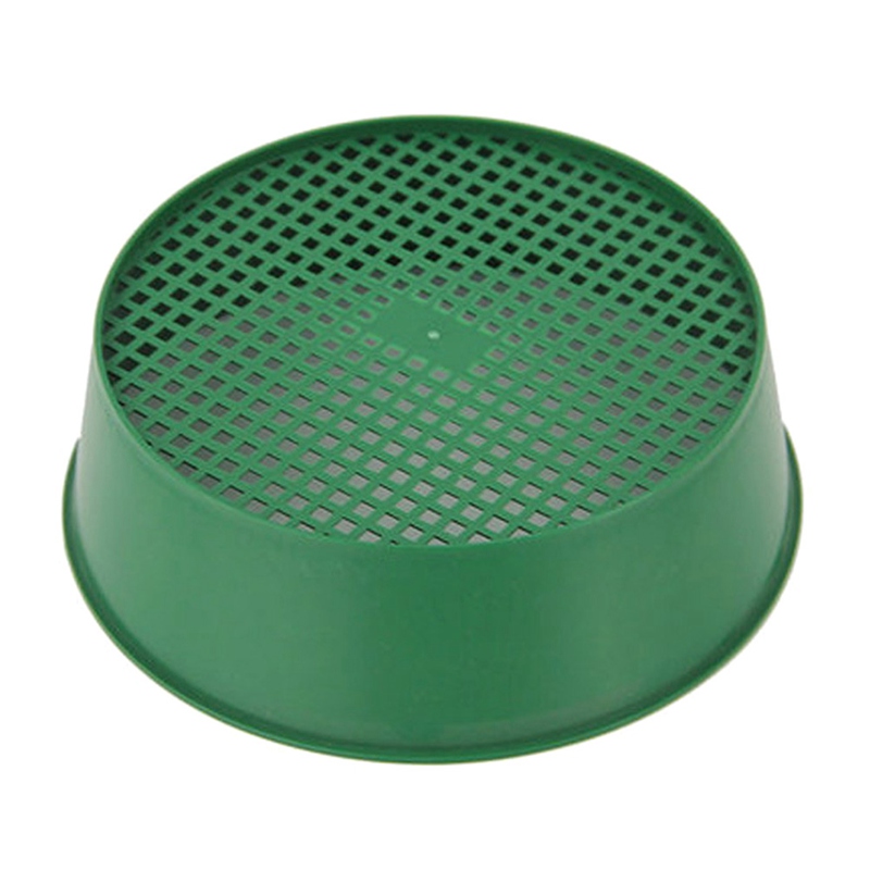 Cheap Compost SOIL sand sediment Riddle Gardening filter tool green standard small plastic colander mesh strainer garden sieve