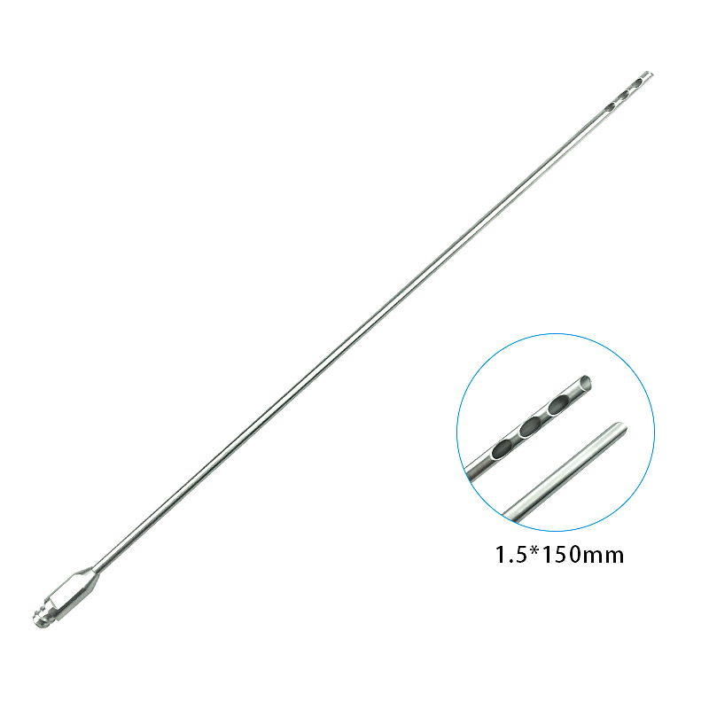stainless steel 4 holes liposuction cannulas needle with open tip autoclavable fat transfer tools plastic surgery instrument