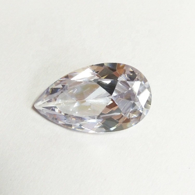 Wuzhou moissanite оптовая продажа с фабрики DEF цвет GRA сертификат 3*4 мм Груша вырезать 0,3 карат moissanite diamond