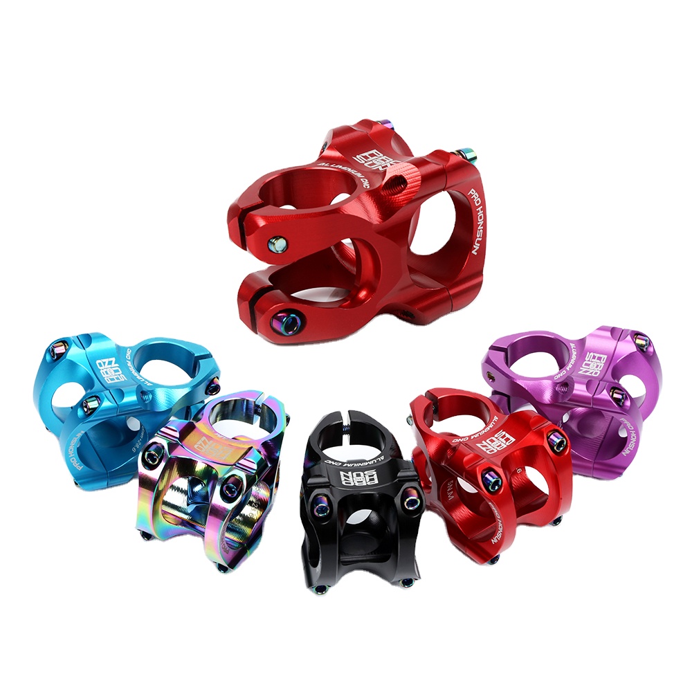 MTB 35mm Stem CNC 31.8mm Handlebar Bicycle honsun ultralight 0 Degree Rise FR AM Enduro 28.6mm Steerer Mountain Bike parts