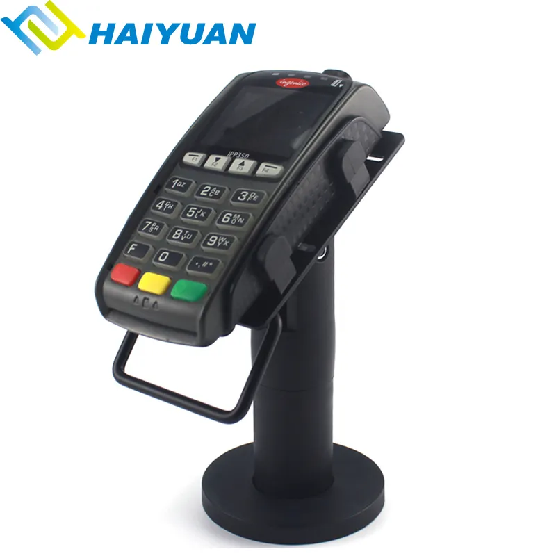 Universal adjustable swivel POS terminal stand bracket credit card machine security holder payment system base mount