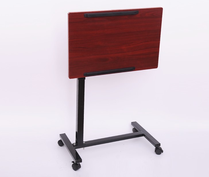 Multifunctional folding adjustable Mobile Patient bedside Dining Table For hospital bedside tray dining table
