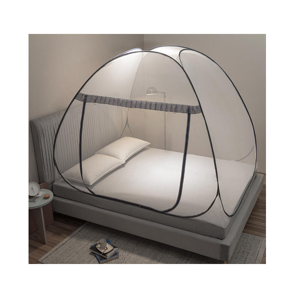 Новый дизайн, Yurt шифрование, нет необходимости в установке, складная полноразмерная сетка для кровати, двухразмерная москитная сетка для кровати