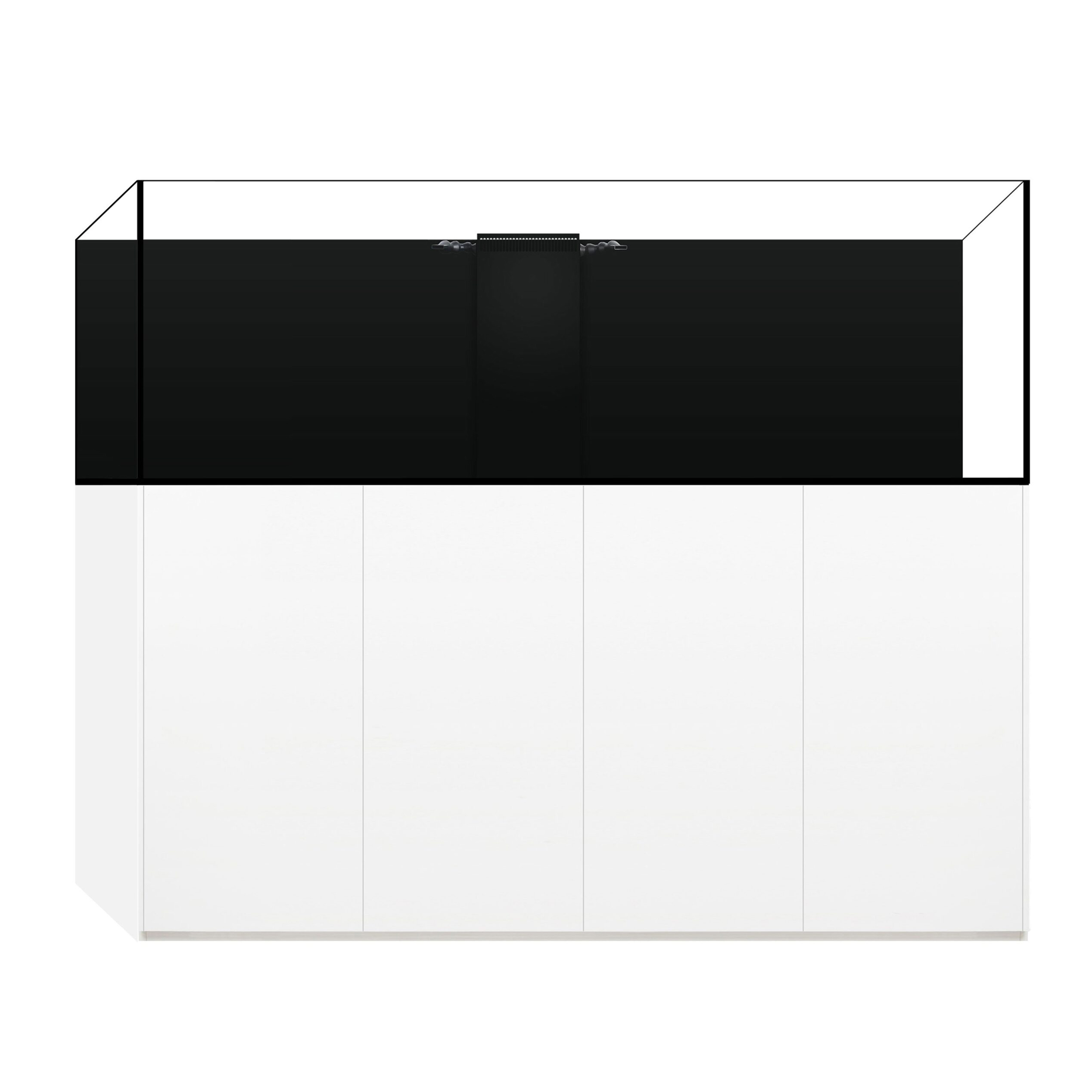 6ft 200 Gallon Ultra White Glass Large Marine Fish Tank Aquarium with Stand Cabinet and Sump