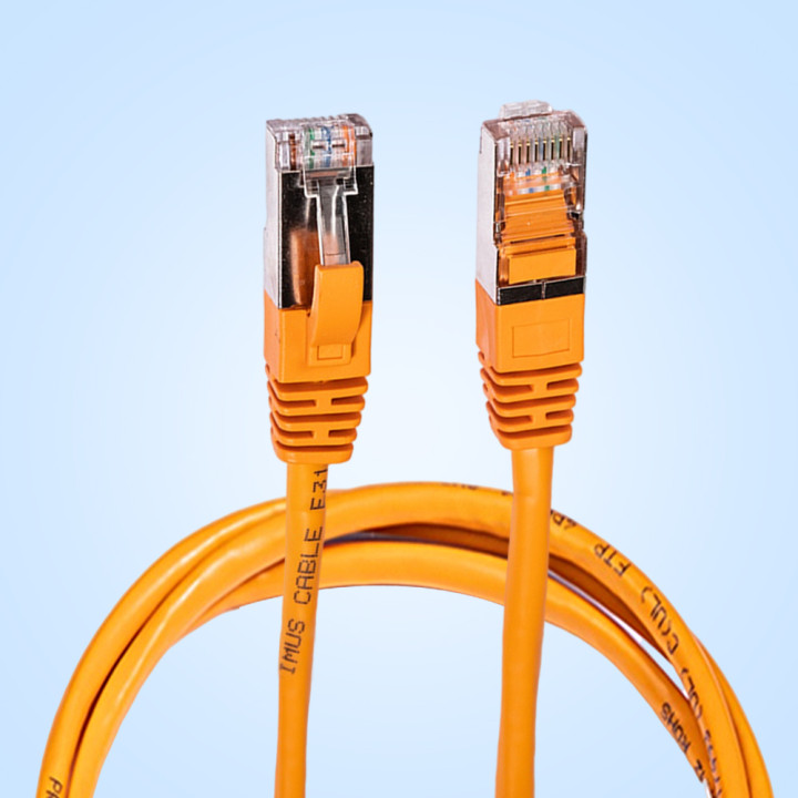 Hot Sales LSZH PVC CAT 5e FTP Shielded Bare Copper Ethernet Cable RJ45 Connector CAT5e FTP Patch Cord