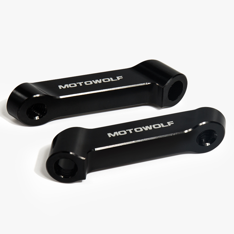 Motowolf Алюминий Мотоцикл Скутер extensores Para эспехос де заездов зеркало крепление Райзер