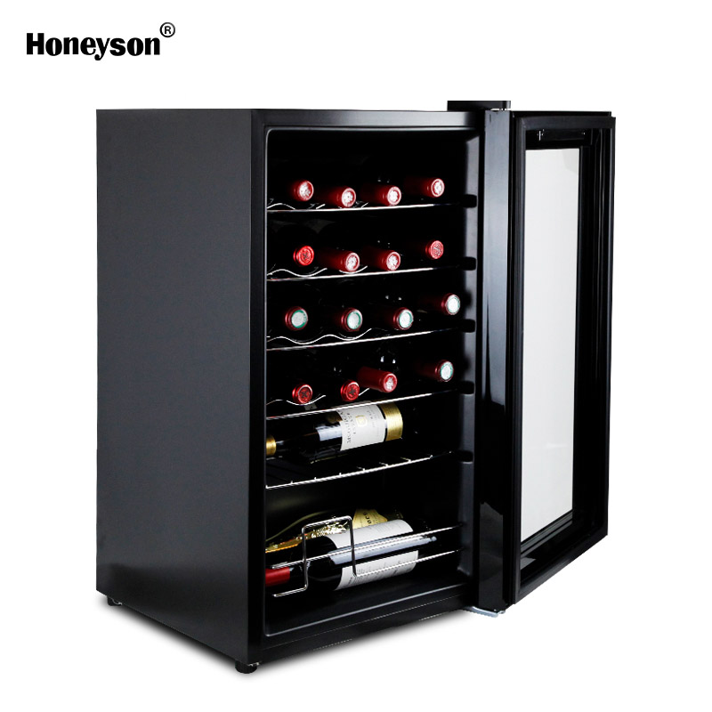 Honeyson 24 бутылки, Холодильный компрессор для вина, однозонный 73 л