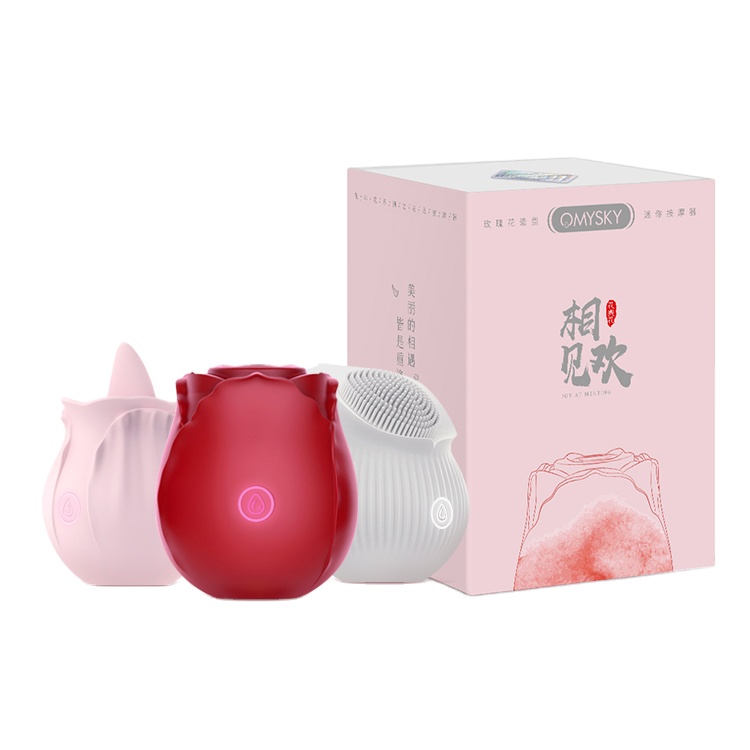 Rose Toys, Sucking Vibrator for Women wi Intense Suction, Rechargeable Clit Sucker Nipple Stimulator Sex Toys for Women for Sex