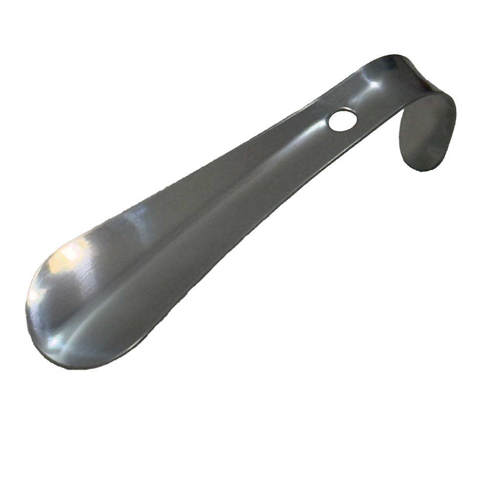 Hotel Supplies Promotion Small Handled Stainless Steel Flexible Lazy Shoe Horns With Lanyard