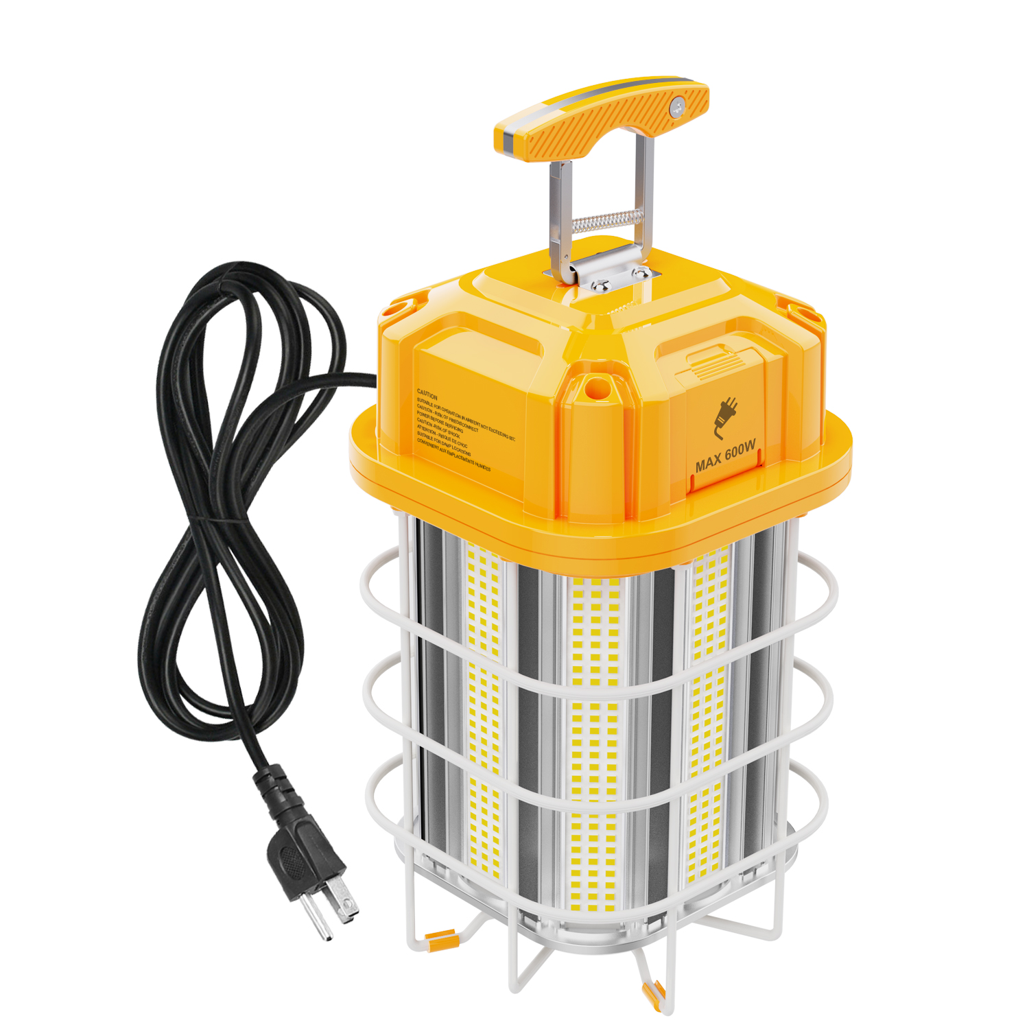 ETL approved Plug and Play 10ft US Plug Outlet and Hook outdoor construction Temporary Led Construction Work Light