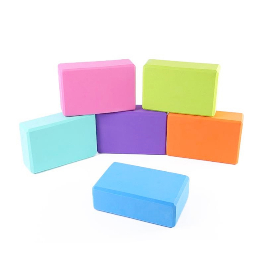 cheap foam eva eco friendly yoga blocks and strap set