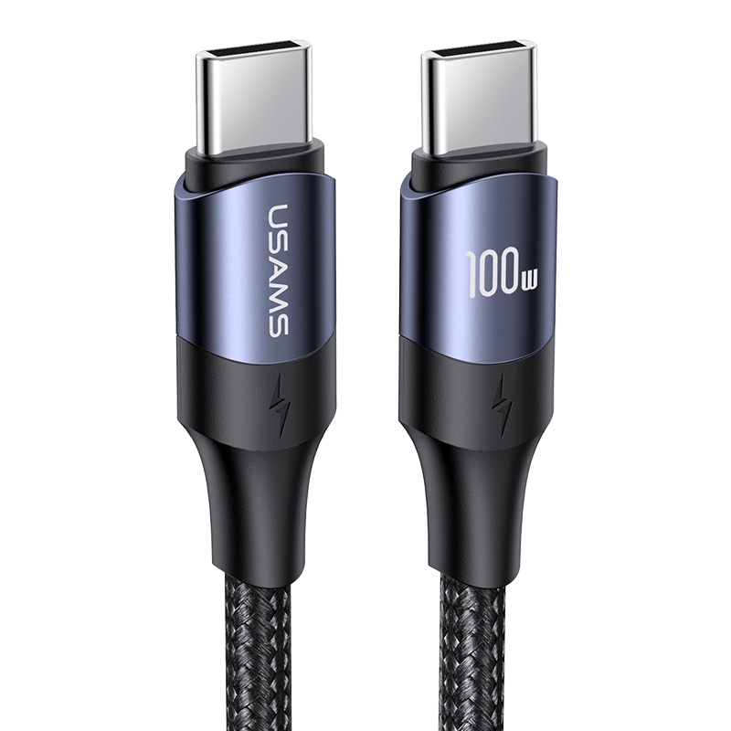 USAMS 2021 US-SJ524 U71 Type-C To Type-C 100W PD Fast Charging & Data Cable 1.2m For Phone
