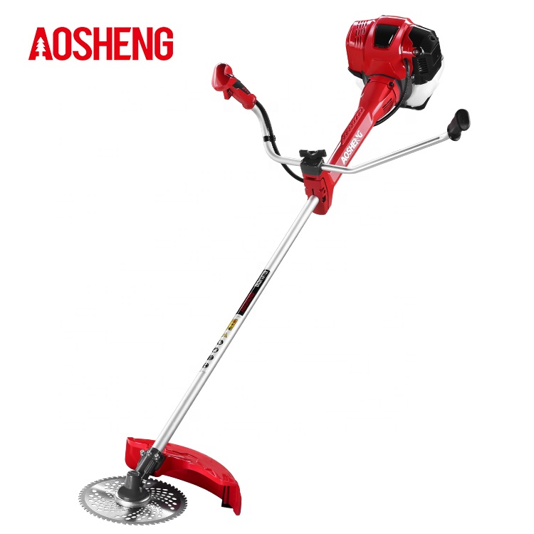 AOSHENG Профессиональный 4 тактный двигатель кустореза 50.9cc, работающая на бензине, кусторез