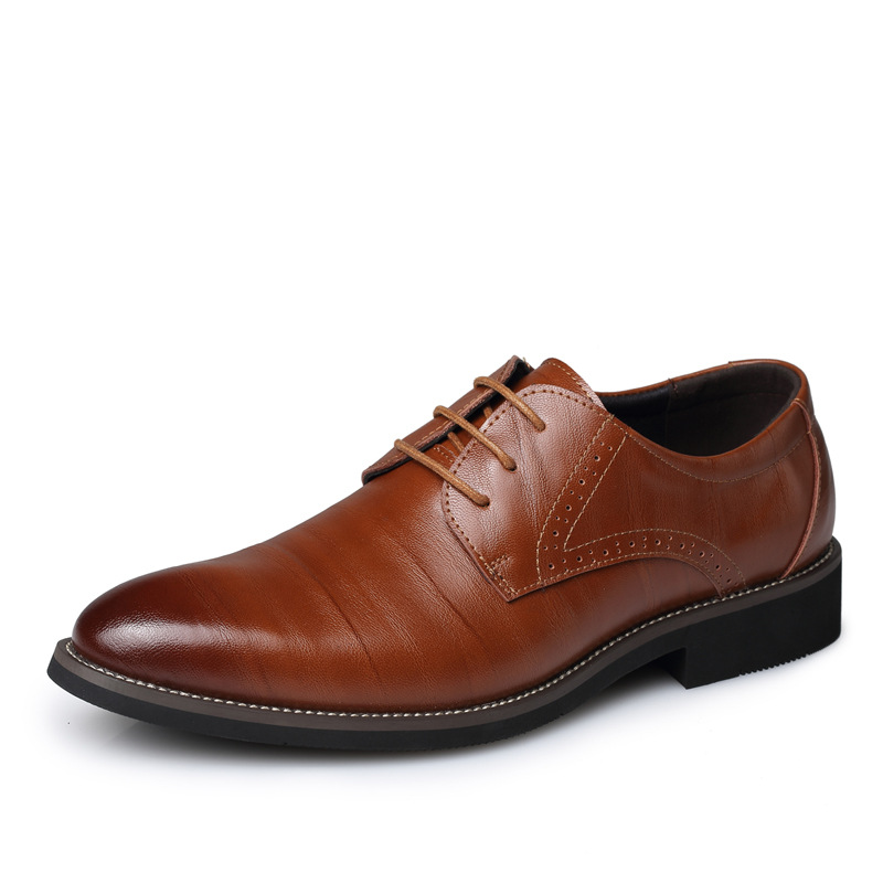 Top Sale Guaranteed Quality Genuine Men Office Genuine Leather Shoes