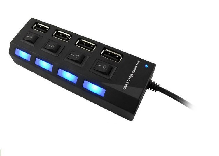 Оптовая продажа с фабрики Smart USB2.0 комбинированный концентратор высокая скорость зарядки зарядное устройство 7 4-портовый концентратор USB 2,0