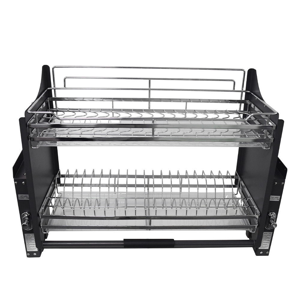 Hot sale soft close saving space pull down basket for kitchen cabinet