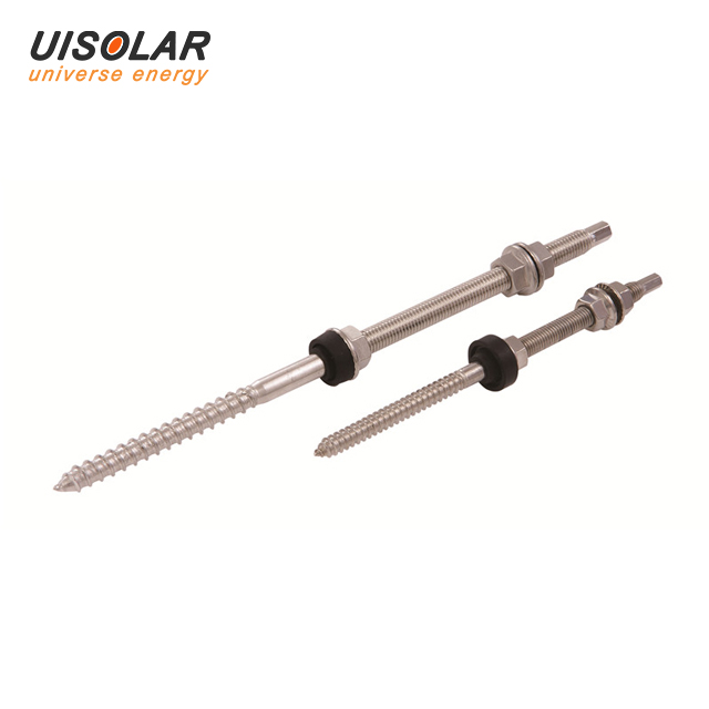 Solar stainless steel hanger bolt