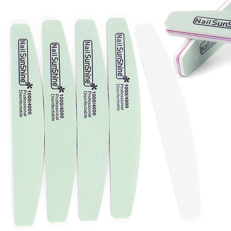 Polishing Nail Buffer shiner and buffers nails files polishing1000/4000 grit manicure green white custom logo shiner nail buffer