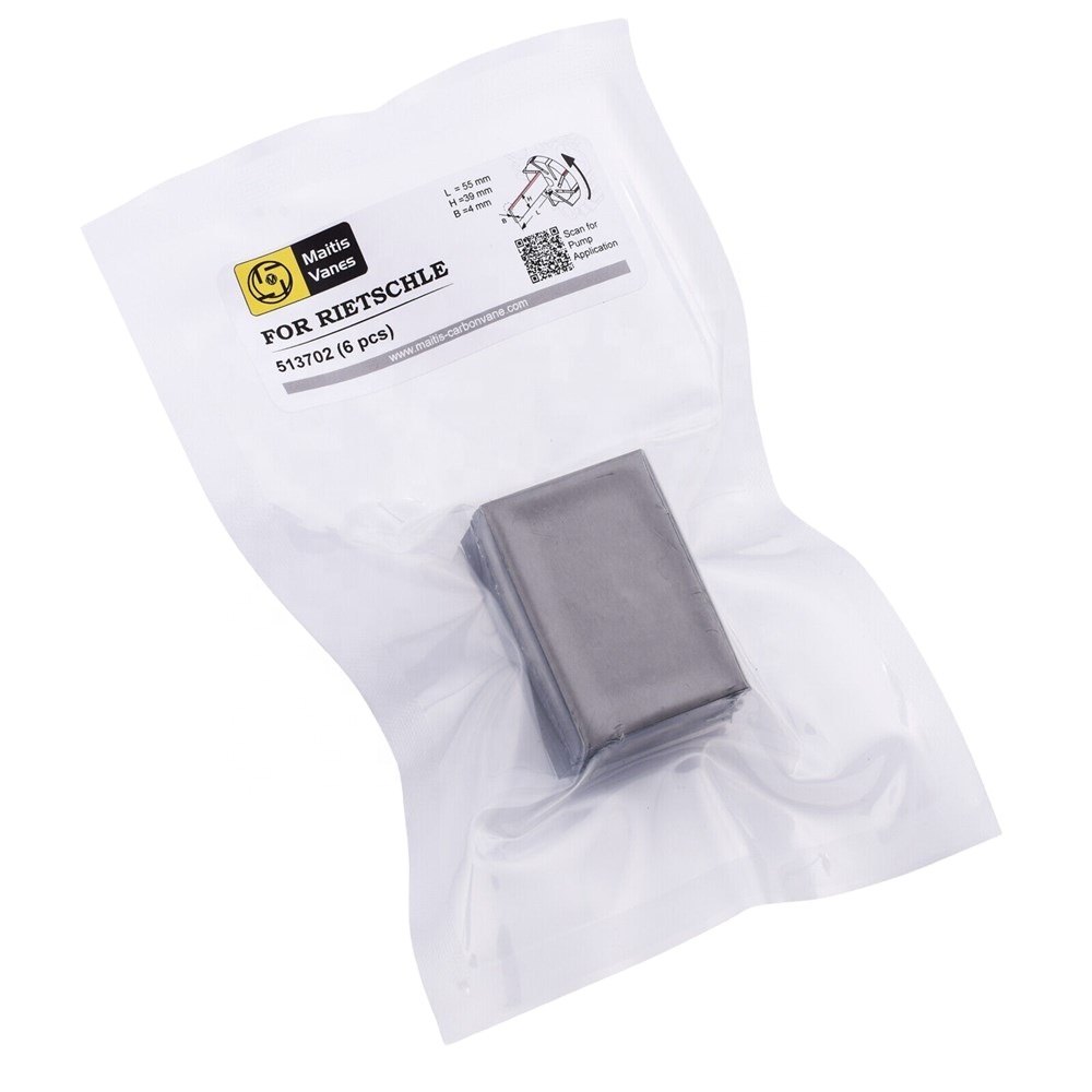 Углеродная лопасть 513702 для насоса Rietschle DLT/KLT/TL/TLV/VLT/VTN/DTN15 55*39*4