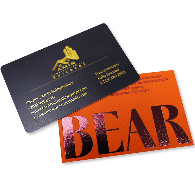 professional custom CMYK printing visiting card luxurious business cards name cards maker