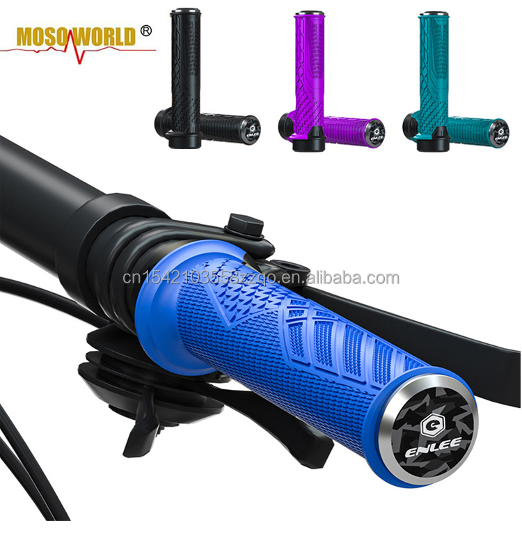 2021 New TPR rubber Non-slip Lockable Mountain Bike Bicycle Handlebar Grips bike accessories