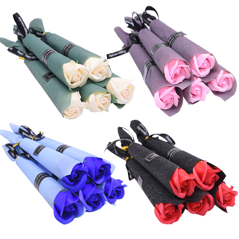 Xingsheng Fashion Eco-friendly Artificial Flower Bouquet Preserved Flower Bouquet Diy Rose Soap