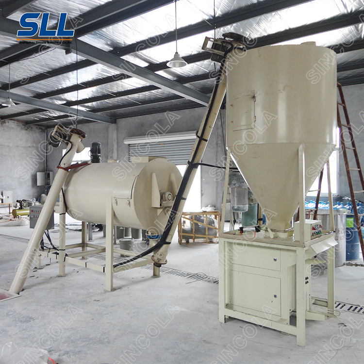 thermal mortar mixing plant 1-5t/h Polymer Insulation Mortar mixing machine