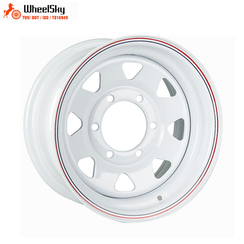Wheelsky Популярные 16 дюймов 16x7J 6x139,7 восемь спиц 4x4 бисером стальной обод колеса